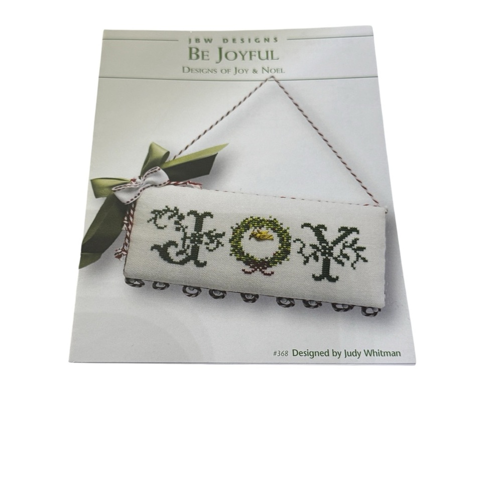 JBW Designs Be Joyful Holiday Cross Stitch Chart Joy Noel 2 Designs Christmas